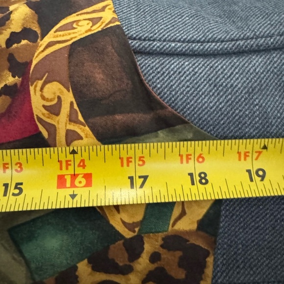 90’s VTG The Limited Women's Silk Leopard Geometric Preppy Teacher Vest Gold - Picture 11 of 13